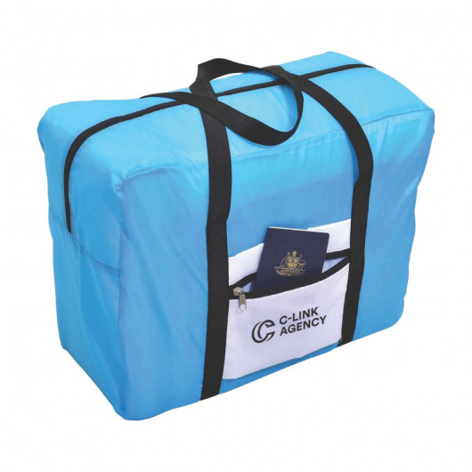Light Blue Space Saver Travel Bags
